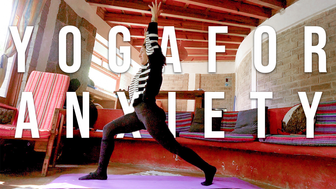 YOGA FOR ANXIETY - 20 min Full Body Yoga Stretch for Stress & Anxiety