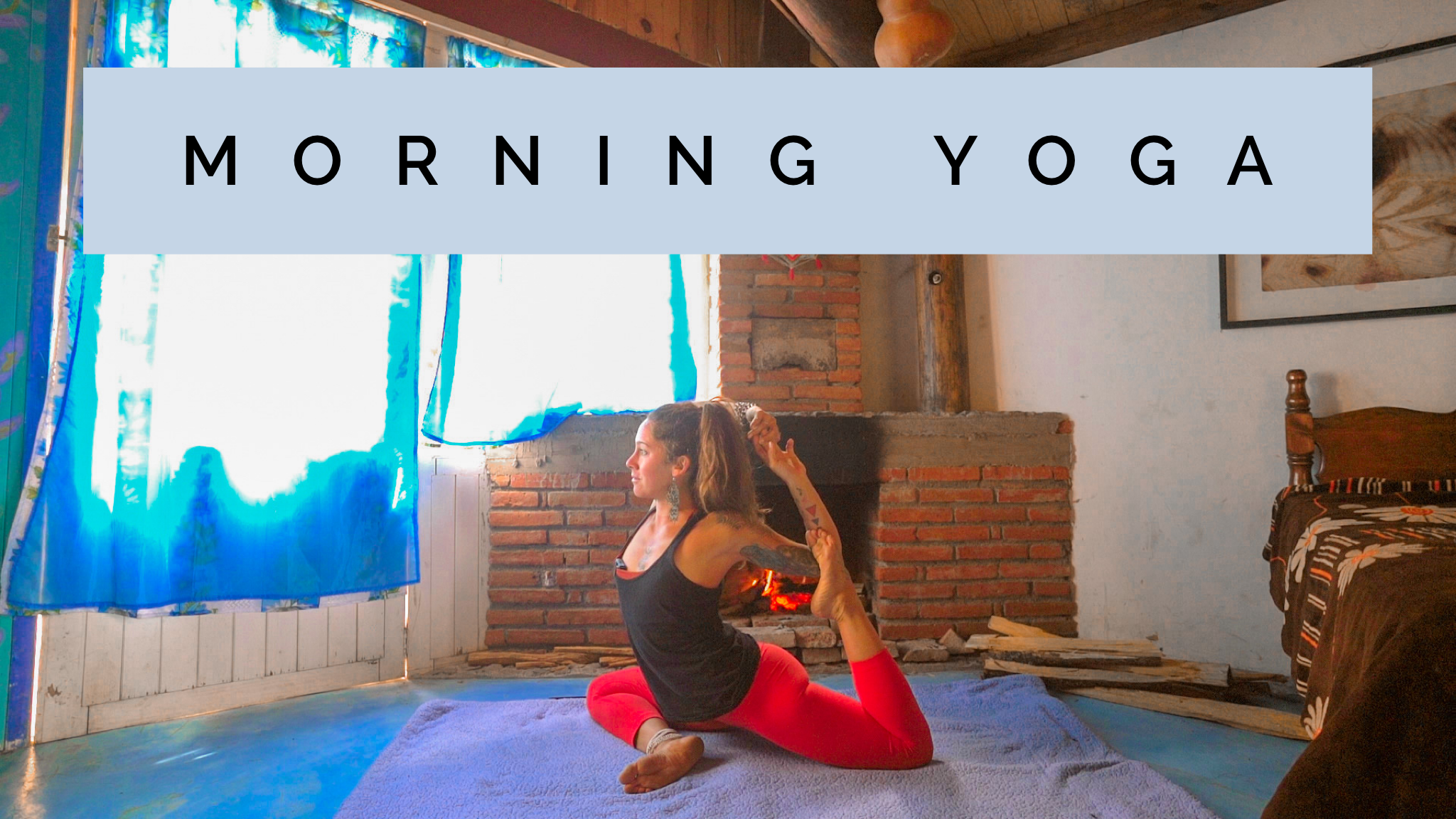 Morning Yoga -20 min Intermediate Full Body Home Yoga Practice for Being Present