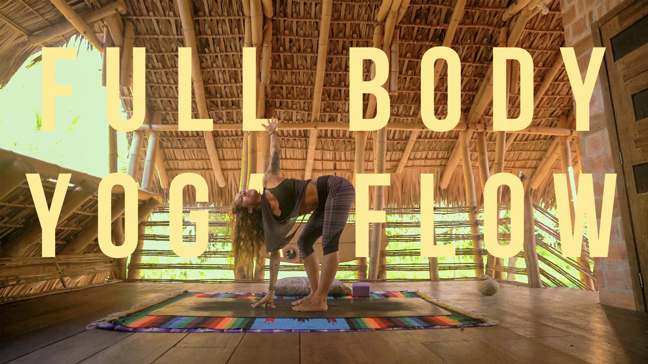Full Body Beginner Yoga - Grounding, Heart Opening, Yoga Stretch Sequence