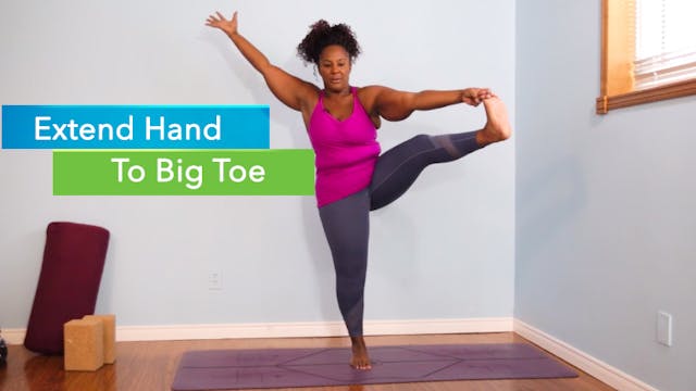 Extended Hand to Big Toe Pose / Utthi...