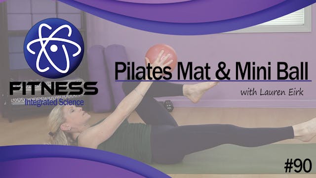 Video 090 | Pilates Mat with Mini Bal...