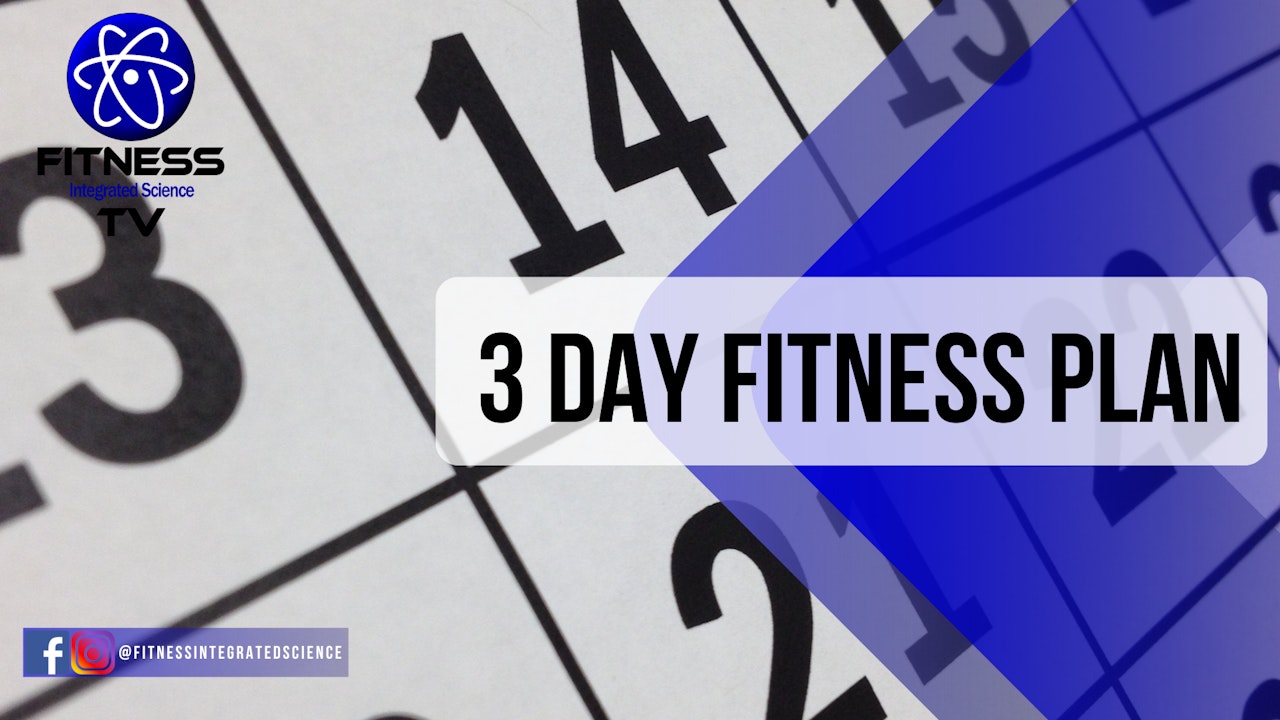 3 Day Fitness Plan
