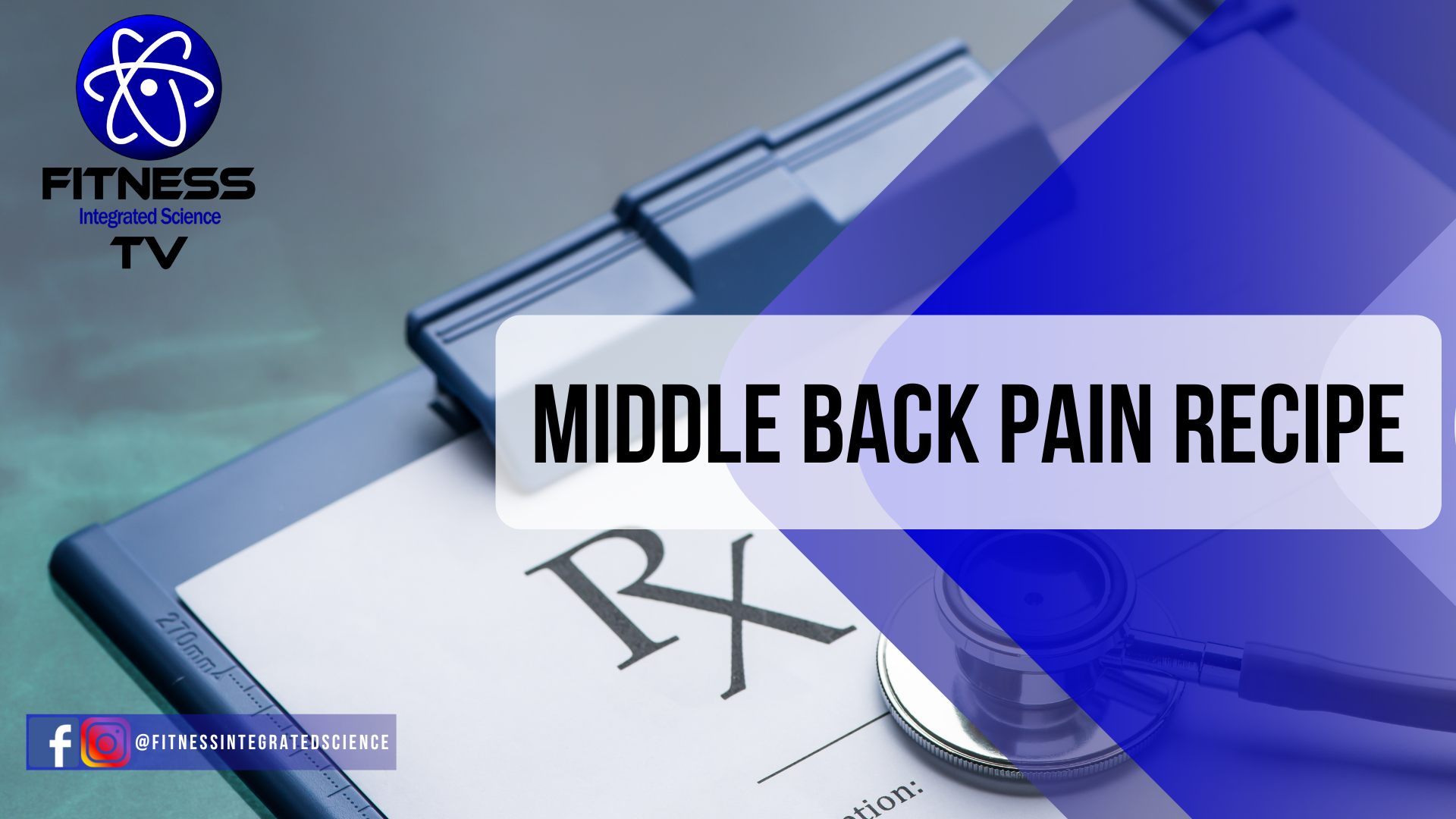 Middle Back Pain Recipe