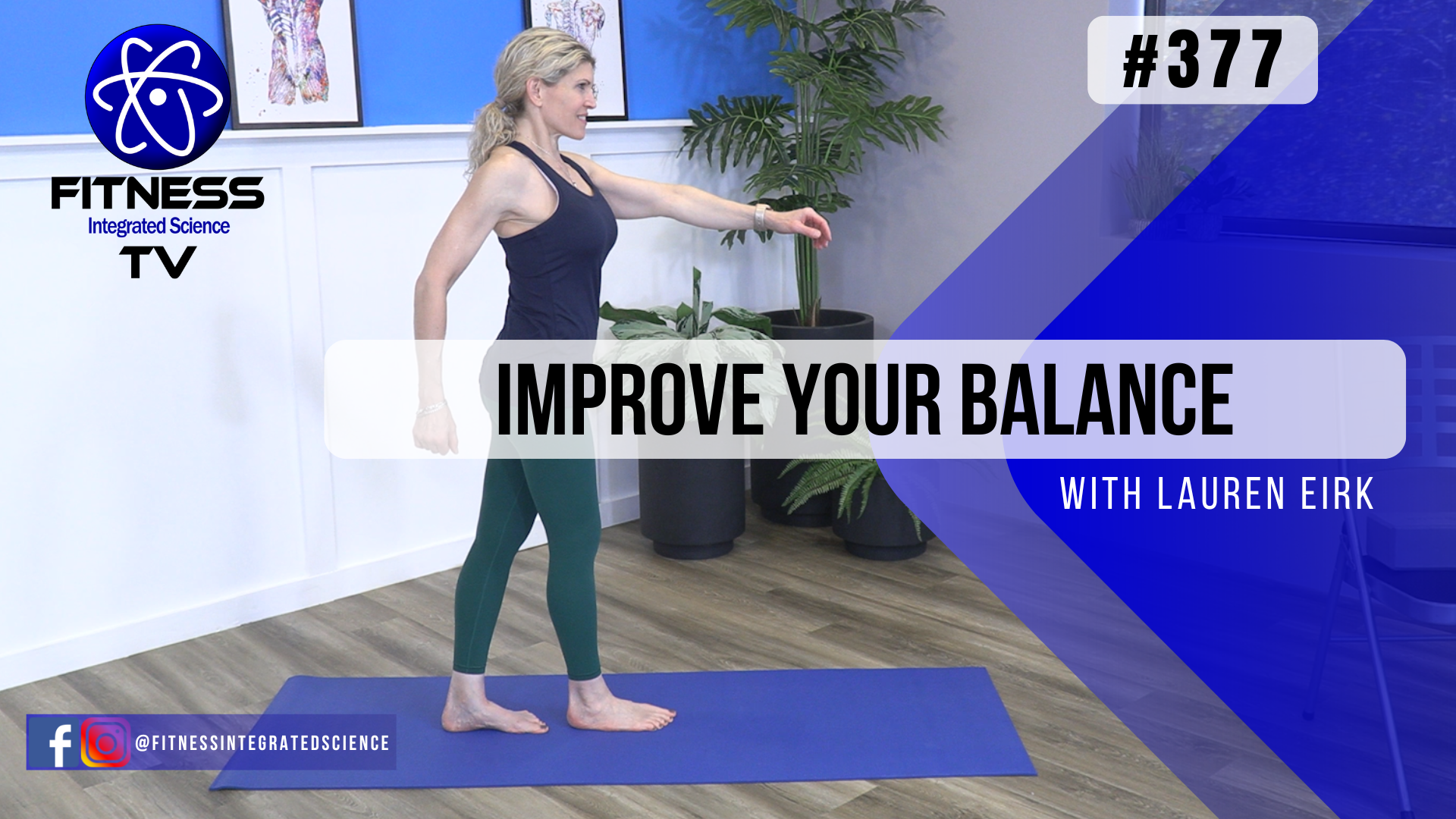 Video 377 | Improve Your Balance (15 Minutes) with Lauren EIrk