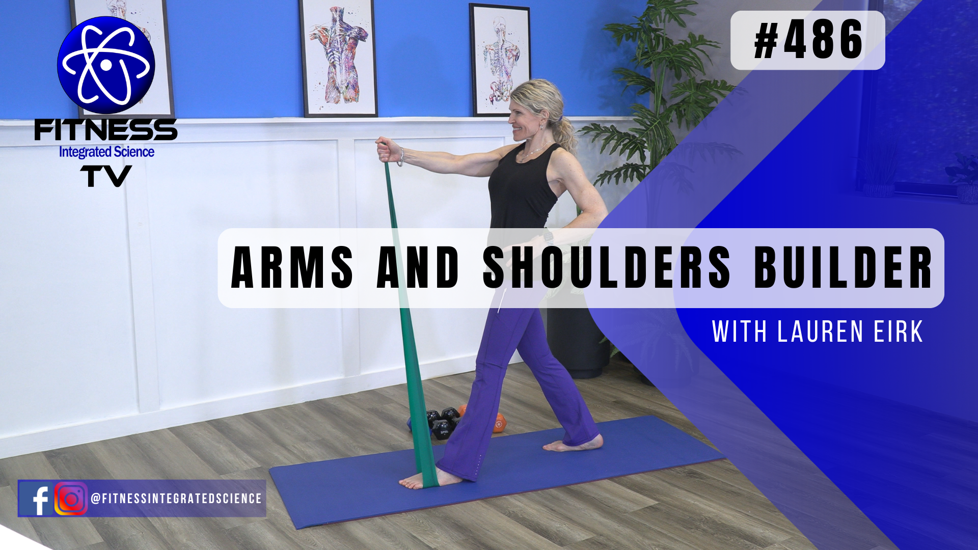 Video 486 | Arms and Shoulders Builder (30 minutes) with Lauren Eirk