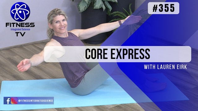 Video 355 | Core Express (15 Minutes) with Lauren Eirk