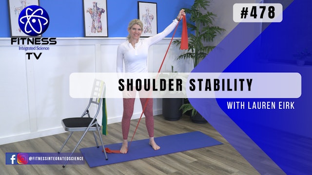 Video 478 | Shoulder Stability (30 minutes) with Lauren Eirk