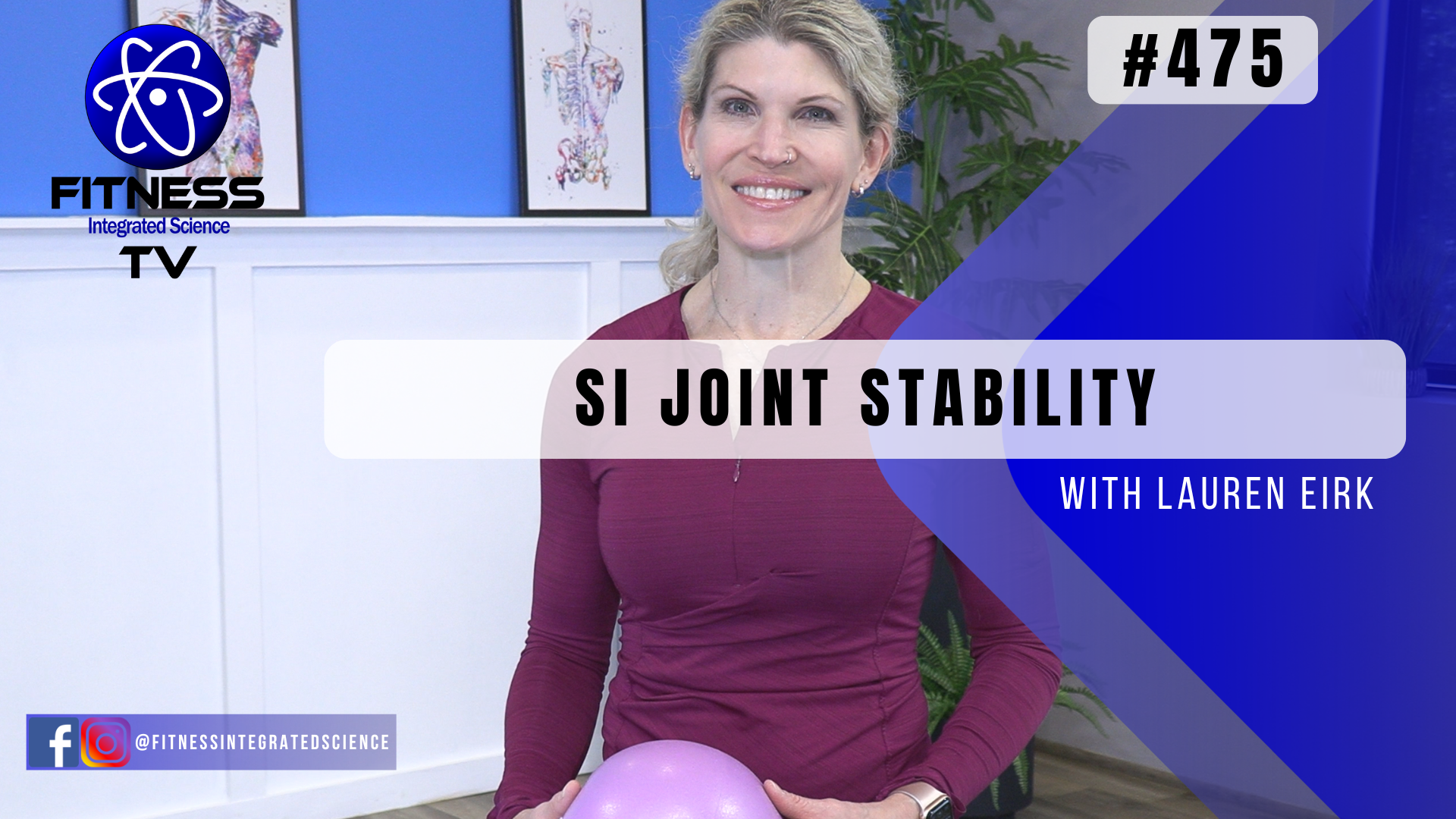 Video 475 | SI Joint Stability (30 minutes) with Lauren Eirk
