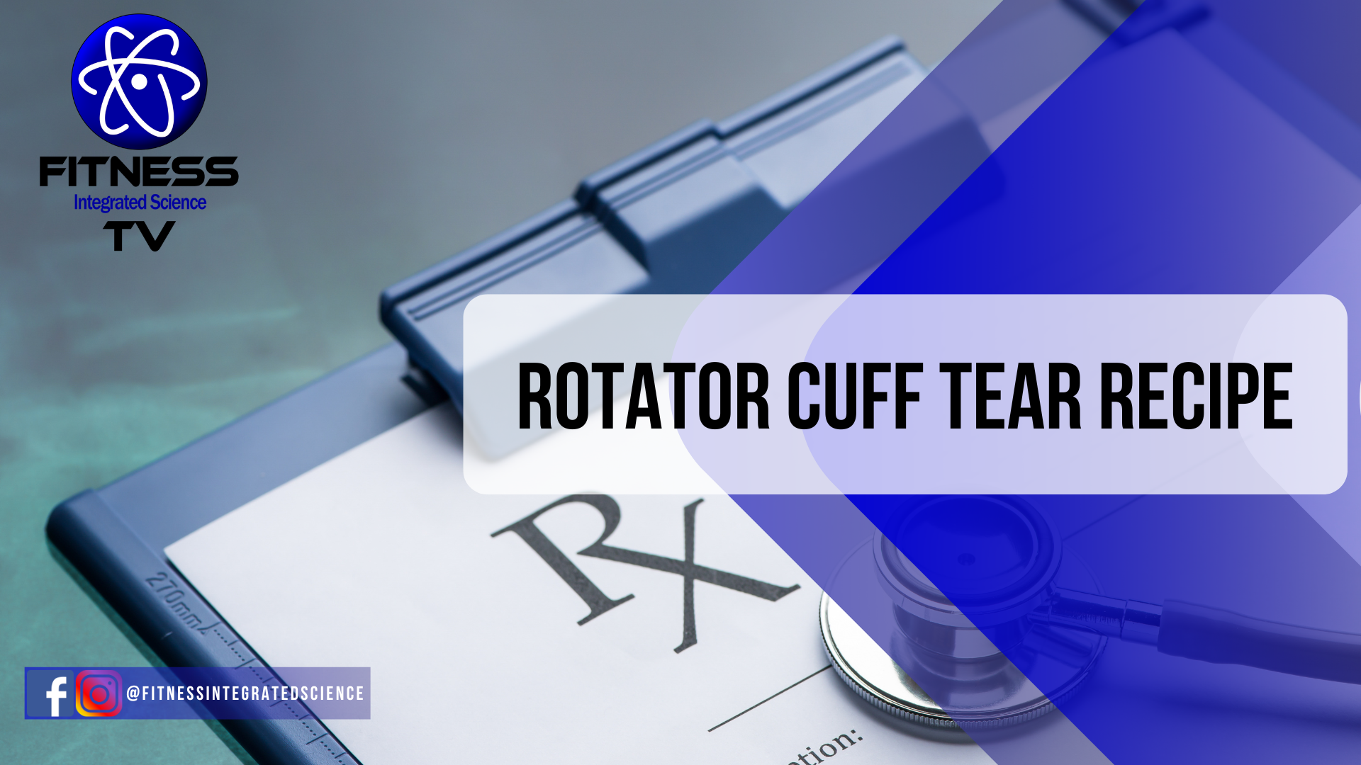 Rotator Cuff Tear Recipe