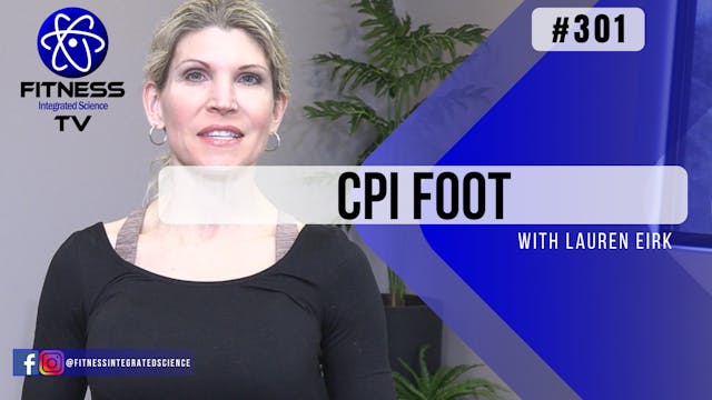 Video 301 | C.P.I. Foot Therapy (30 M...