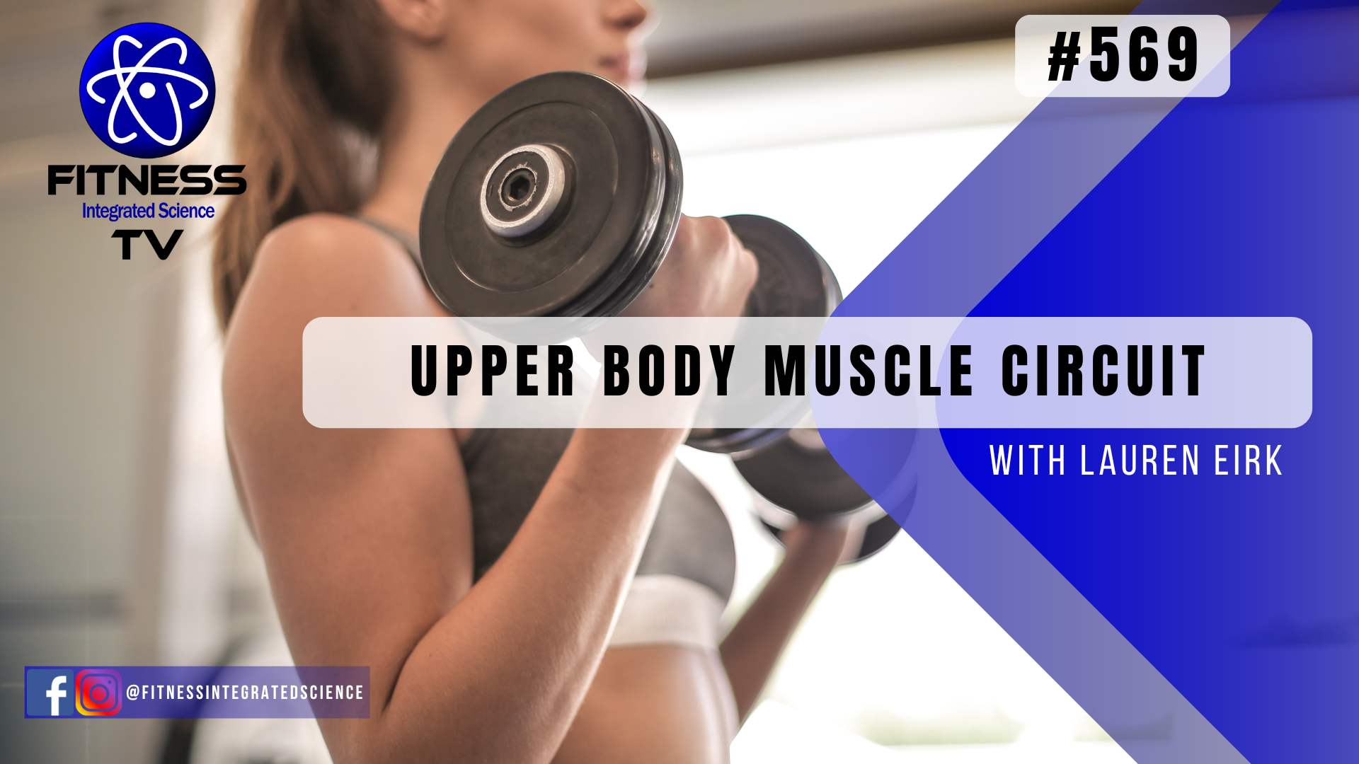 Video 569 | Upper Body Muscle Circuit (60  minutes) with Lauren Eirk