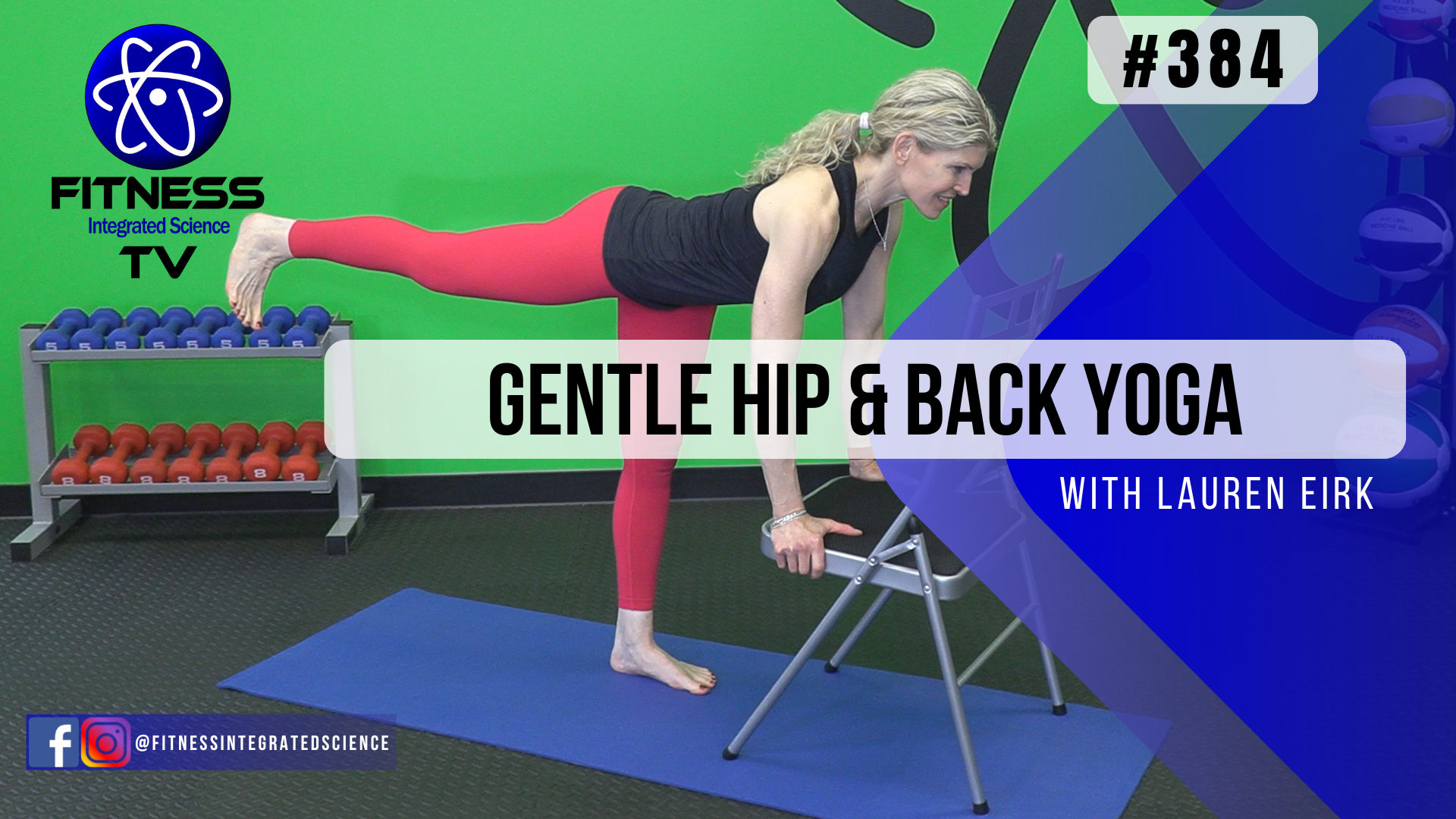 Video 384 | Gentle Hip and Back Yoga (30 Minutes) with Lauren Eirk