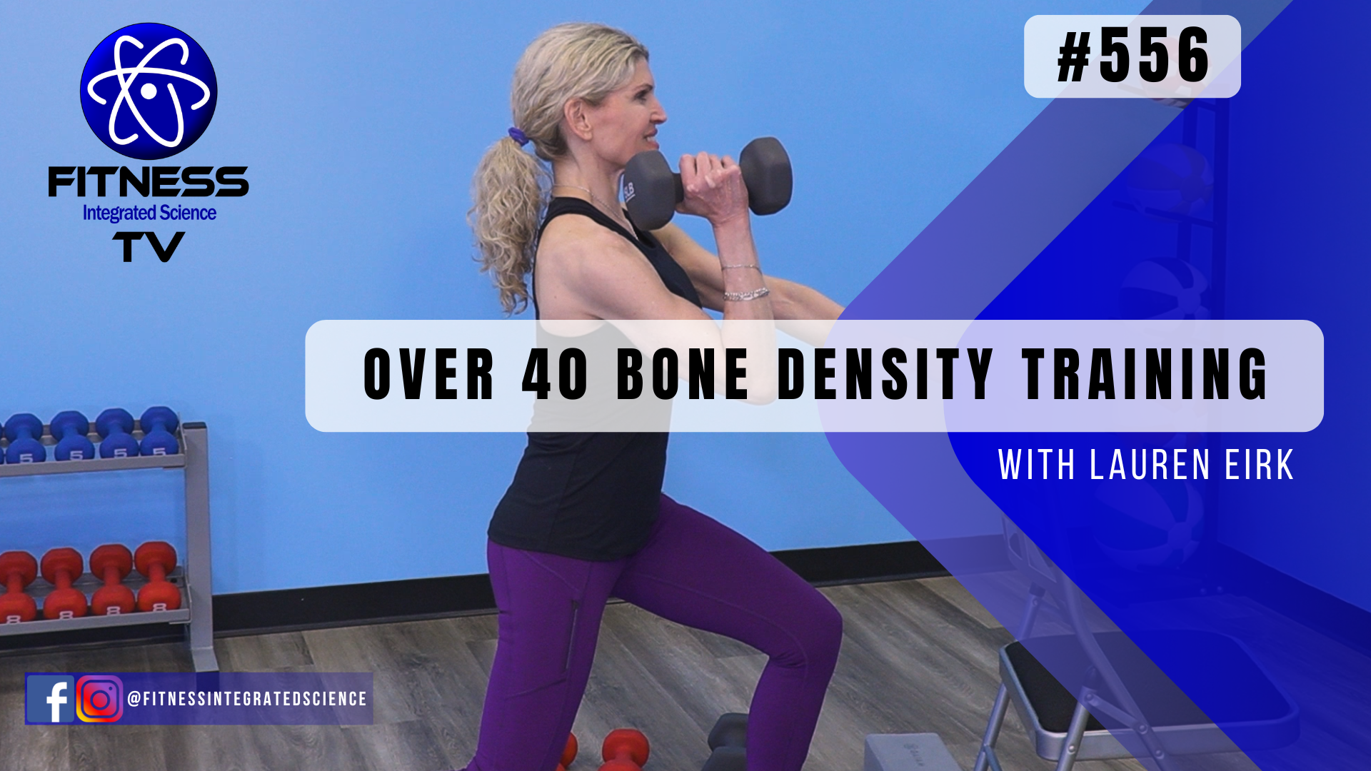 Video 556 | Over 40 Bone Density Training (45 minutes) with Lauren Eirk