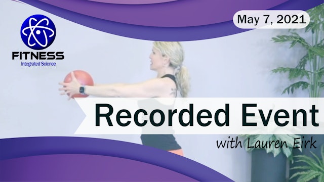 Live Event | Full Body Mini Ball  with Lauren Eirk (60 mins)