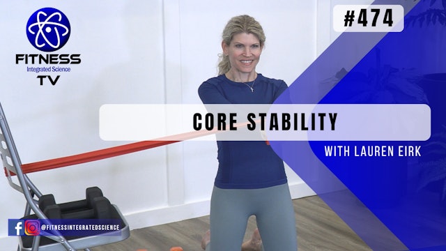Video 474 | Core Stability (30 minutes) with Lauren Eirk