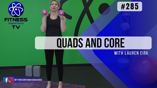 Video 285 | Quads and Core (30 Minute Workout) with Lauren Eirk