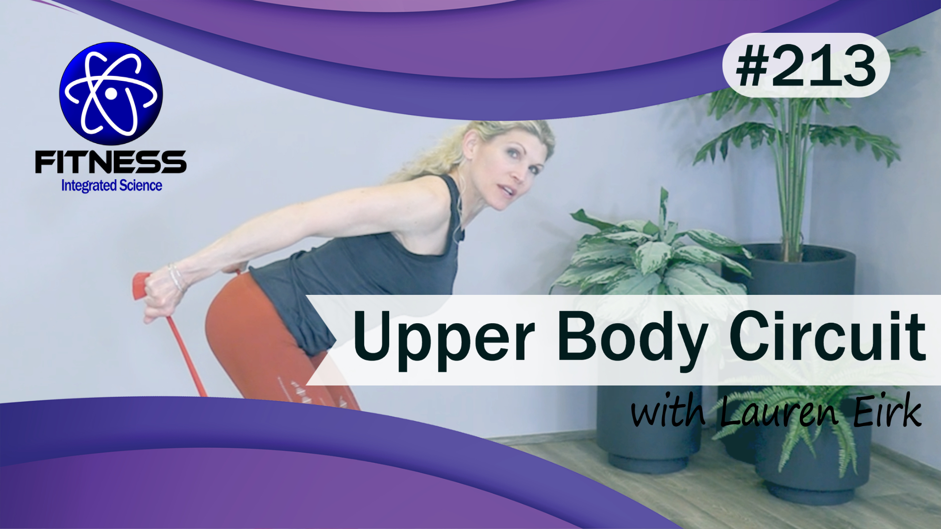 Video 213  | Upper Body Circuit (30 minutes) with Lauren Eirk