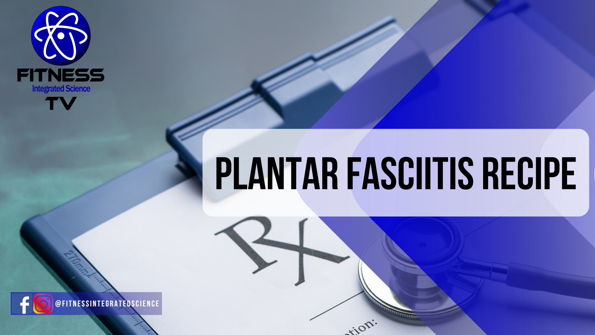 Plantar Fasciitis Recipe