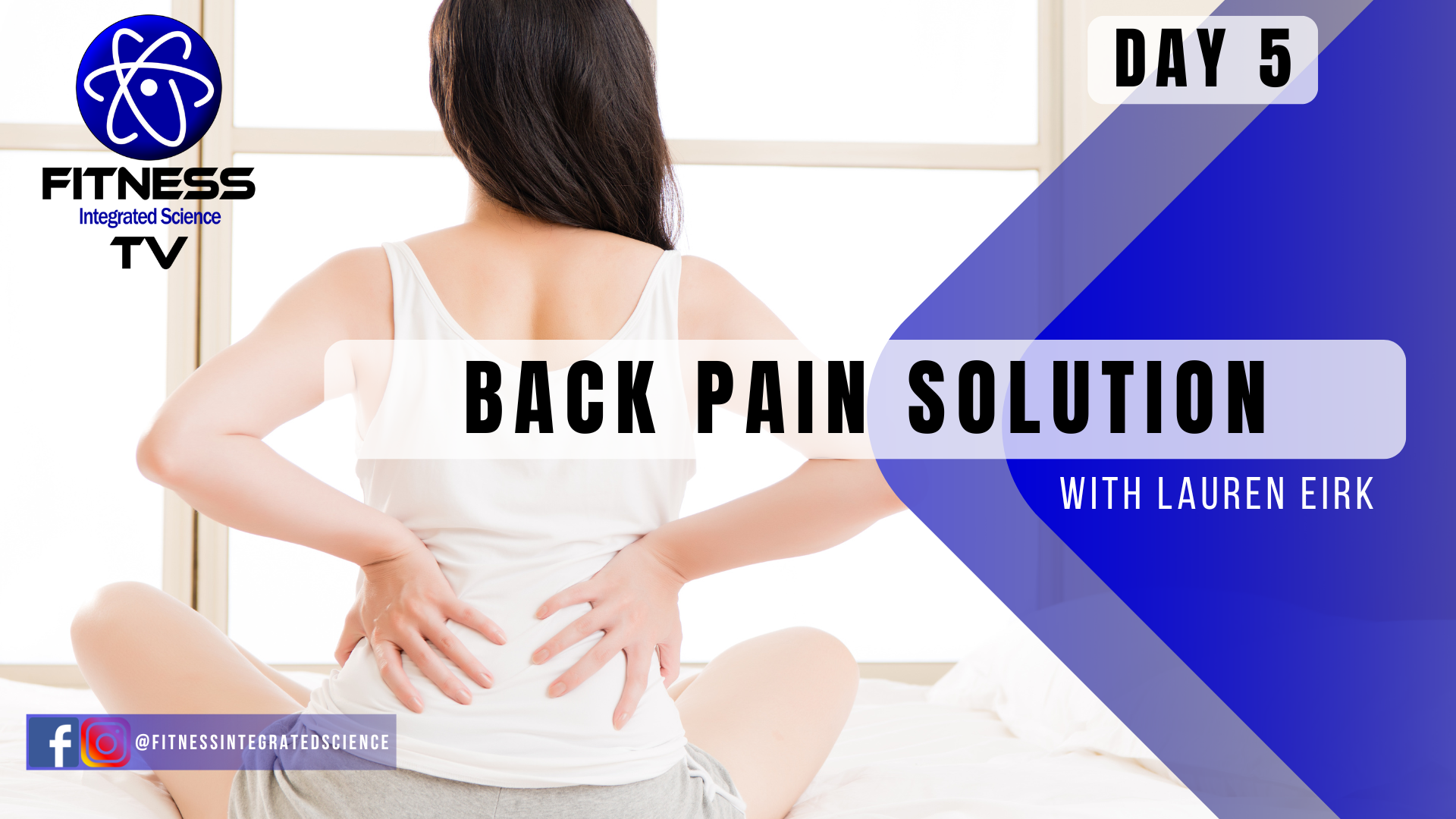 Day 5 Back Pain Solution (15 minutes) with Lauren Eirk