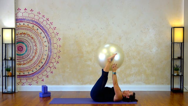 Yoga Core Fusion with Exercise Ball -...