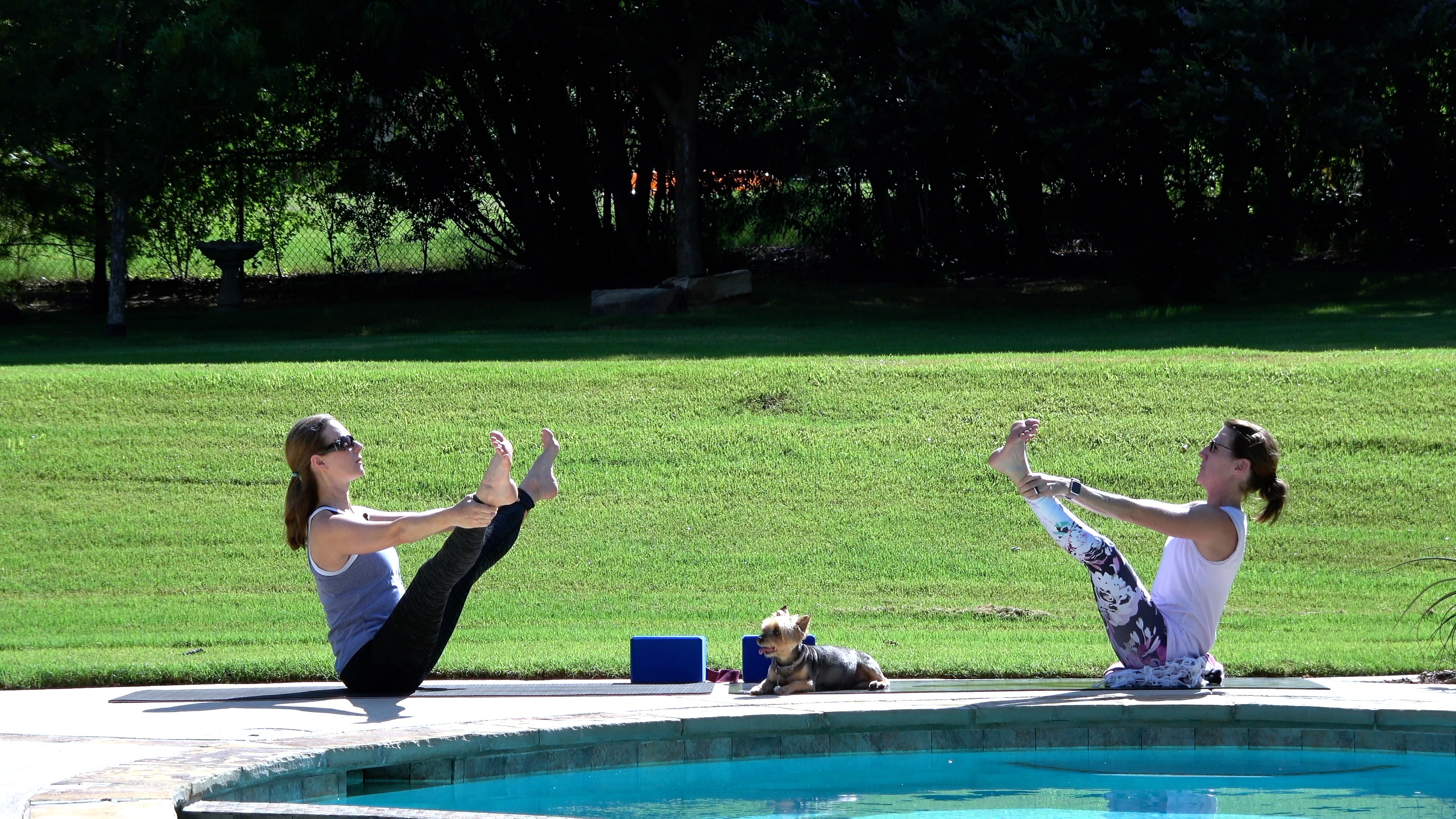 Open the Hips and Hamstrings with Becca and Kelly Part 3