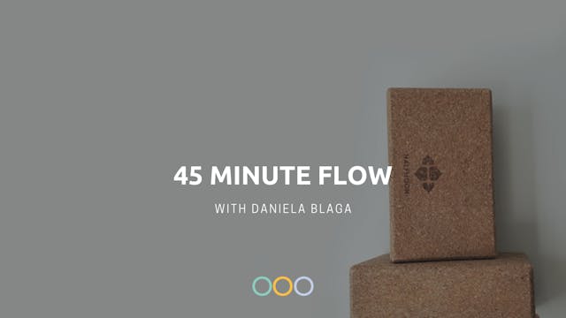 Flow (45 Minutes) with Daniela