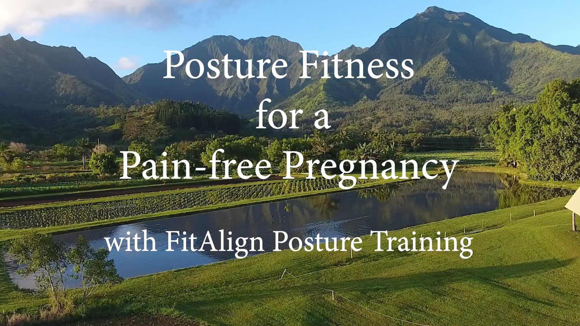 Posture Fitness for a Pain-free Pregnancy