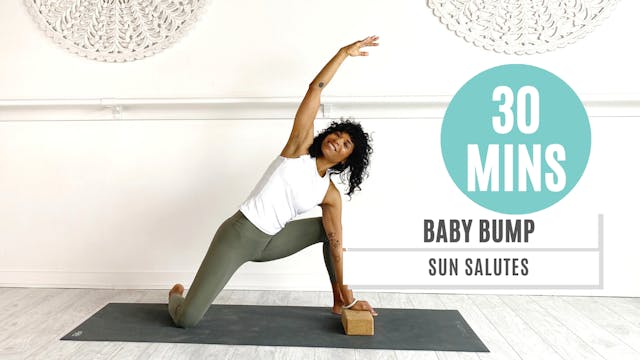 Baby Bump Sun Salutes | Marj