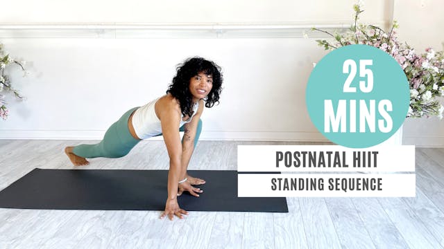 Postnatal HIIT: Standing Sequence | Marj