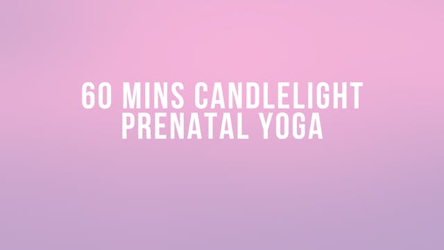 Candlelight Prenatal Yoga