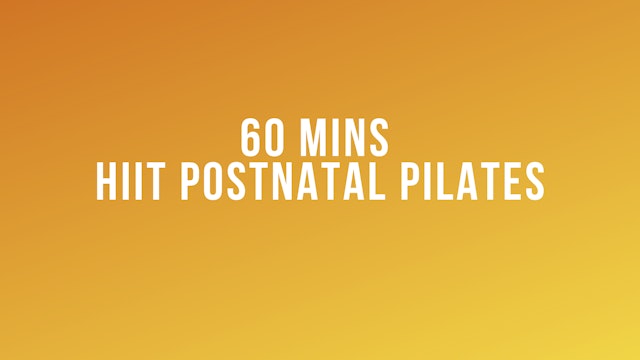 HIIT Postnatal Pilates