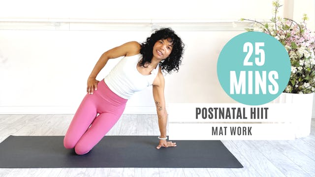 Postnatal HIIT Mat Work  | Marj