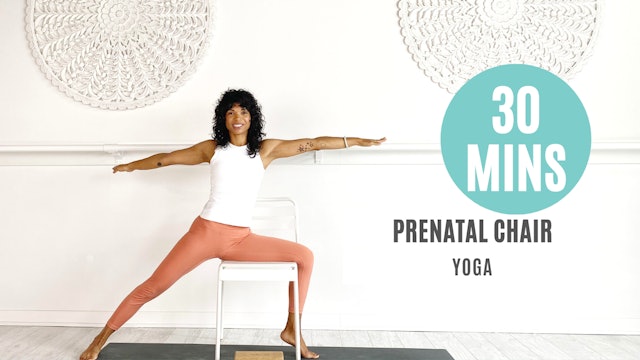 Prenatal Chair Yoga | Marj