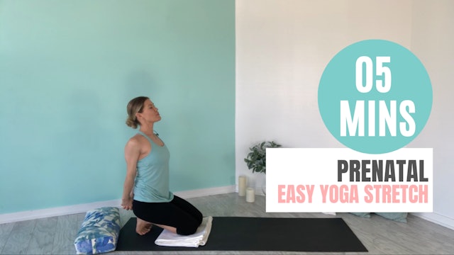 5 Mins Easy Prenatal Yoga