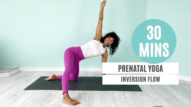 Prenatal Yoga Inversion Flow | Marj