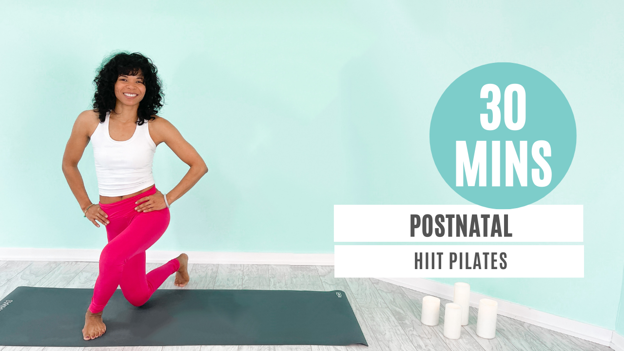 HIIT Postnatal Pilates Class | Marj