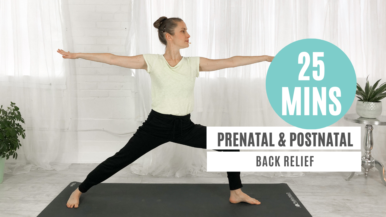 Prenatal & Postnatal Yoga - Back Relief | Jane