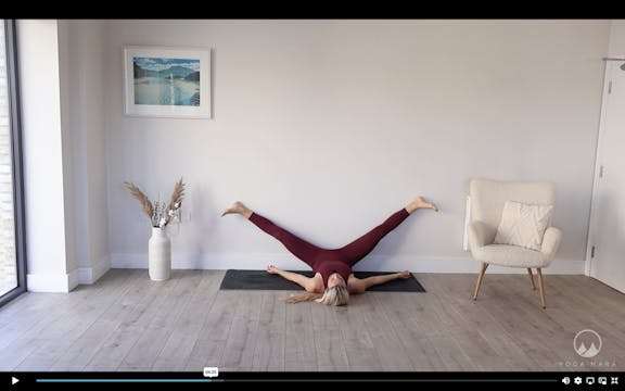 Relaxing Wall Yoga