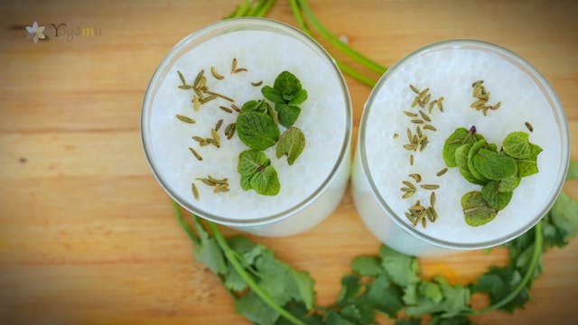 Mint And Fennel Lassi