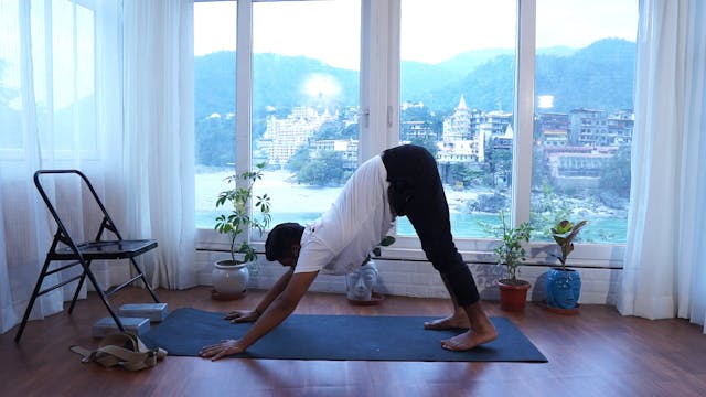 Ajay Nataraj Asana Pose (flow yoga ) ...