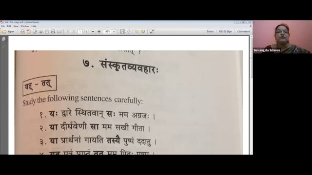 Learn Sanskrit With Sumangala Sriniva...