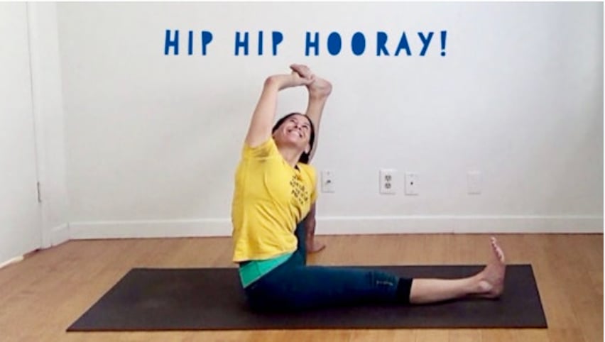 Hip Hip Hooray (All Levels - Moderate Challenge Yoga) [1:12]