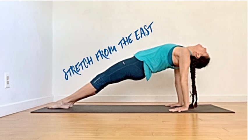 Stretch from the East (Level Two/Three - Moderate Challenge Yoga) [1:17]