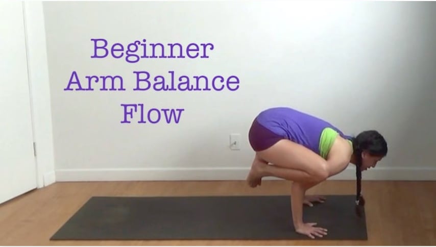 Beginning Arm Balances (Level One/Two - Moderate Challenge Yoga) [1:19]