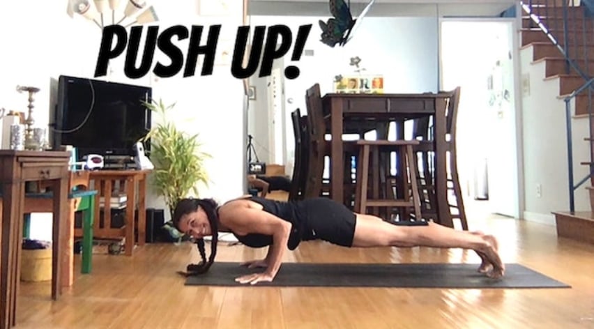 Push Up (Level Two/Three - Moderate Challenge Yoga) [1:24]