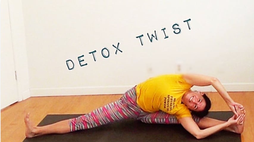 Detox Twist (All Levels - Moderate Challenge Yoga) [1:07]