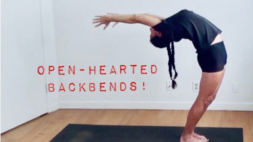 Open-Hearted Backbends! (Level Two/Three - Moderate Challenge Yoga) [1:41]