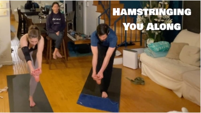 Level Two/Three Live with Melissa & Ross - Hamstringing You Along (Moderate Challenge Yoga) [1:32]