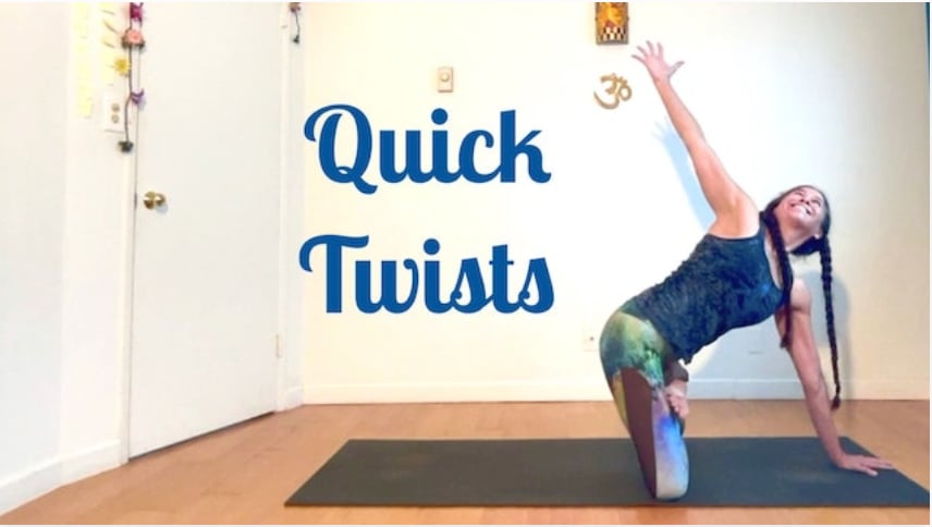 Quick Twists (Level Two - Moderate Challenge Yoga) [35:04]