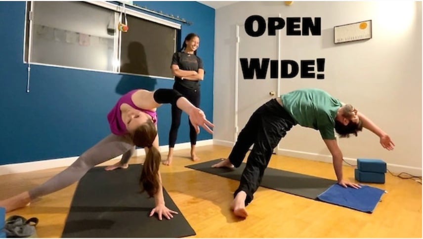 Level Two/Three Live with Melissa & Ross - Open Wide (Moderate Challenge Yoga) [1:39]